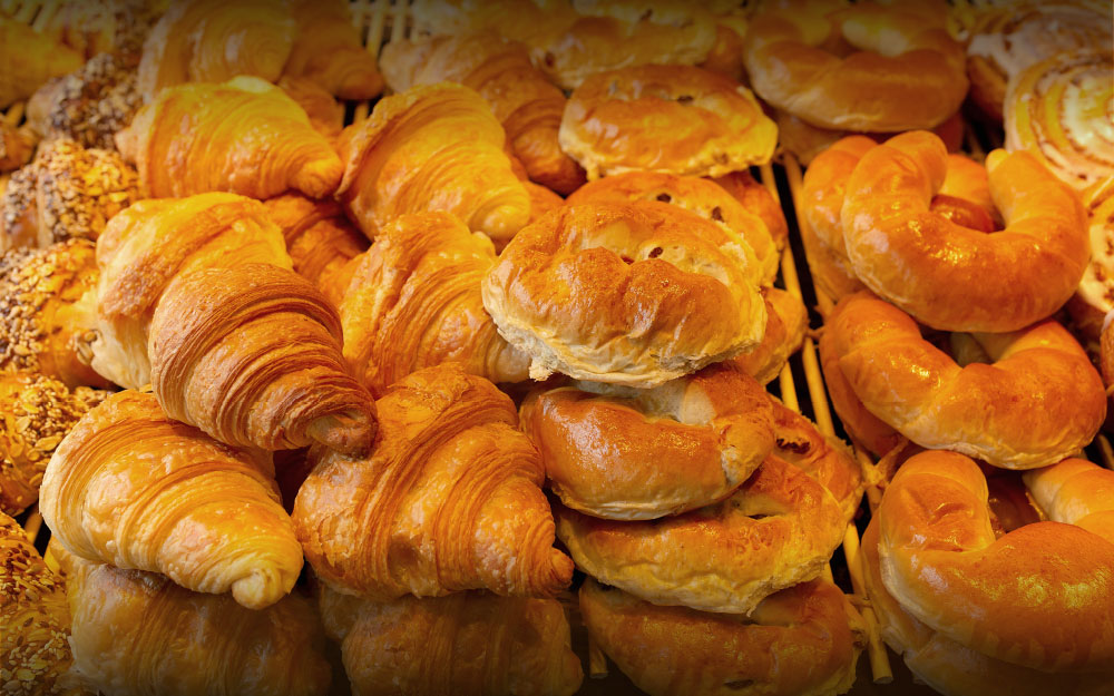 croissants, hoernchen, schokobroetchen